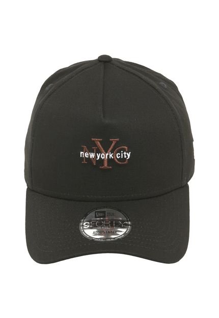 Boné New Era Snapback New York City Preto - Marca New Era