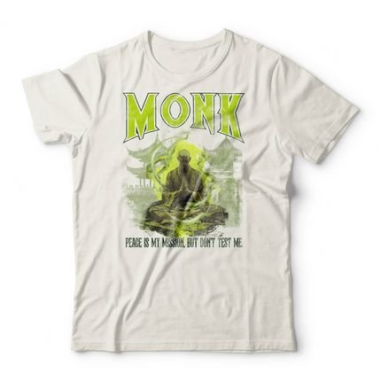 Camiseta Monk - Off White - Marca Studio Geek 