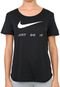 Camiseta Nike Nk Top Swsh Ru Preta - Marca Nike