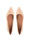 Sapatilha DAFITI SHOES Bico Fino Nude - Marca DAFITI SHOES