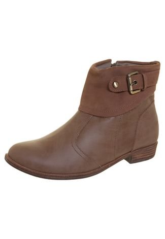 Bota cano curto com clearance dobra