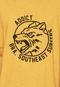 Camiseta Addict Lobo Amarela - Marca Addict