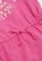 Vestido Polo Ralph Lauren Infantil Lettering Rosa - Marca Polo Ralph Lauren