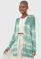 Maxi Cardigan Tricot Dress to Tie Dye Verde - Marca Dress to