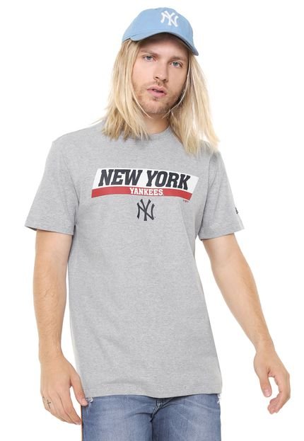 Camiseta New Era New York Yankees Cinza - Marca New Era