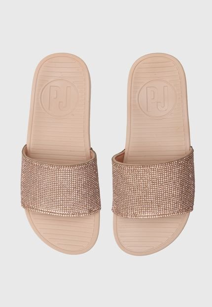 Rasteira Slide Petite Jolie Flex Nude - Marca Petite Jolie