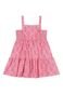 Vestido Infantil Menina Curto com Lastex Colorittá Rosa - Marca Colorittá