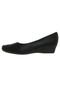 Mocassim Piccadilly Anabelinha Liso Preto - Marca Piccadilly