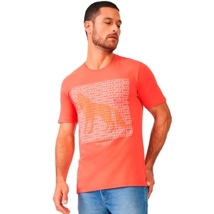 Camiseta Acostamento Letters VE24 Vermelho Masculino - Marca Acostamento