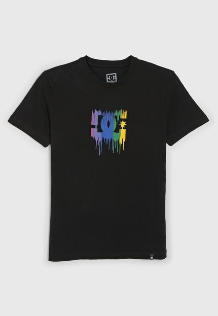 Camiseta DC Shoes Infantil Logo Preta - Marca DC Shoes