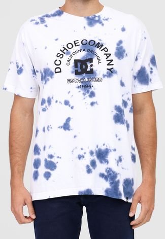 Camiseta DC Shoes Tie Dye Star Branca