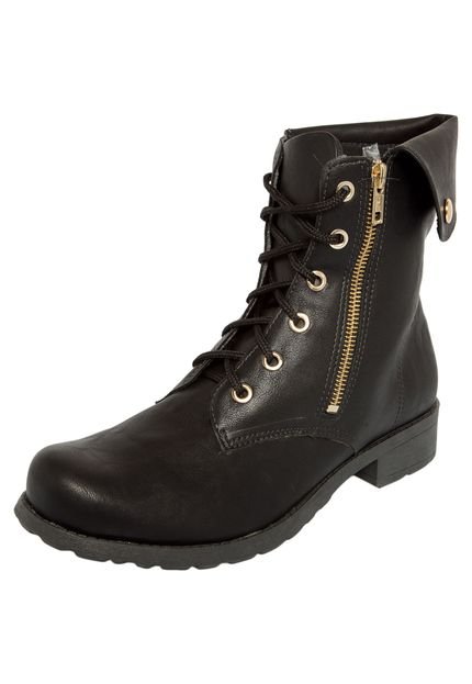 Bota FiveBlu Preta - Marca FiveBlu