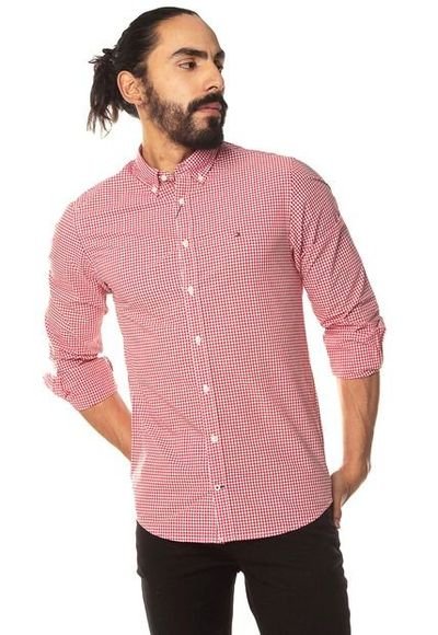 Camisa Roja Tommy Hilfiger Compra Ahora Dafiti Colombia