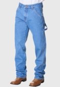 Calça Masculina HNO Jeans Carpinteira Country Reforçada Azul Claro - Marca HNO Jeans