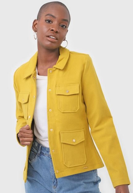 Casaco Polo Wear Utilitário Bolsos Amarelo - Marca Polo Wear
