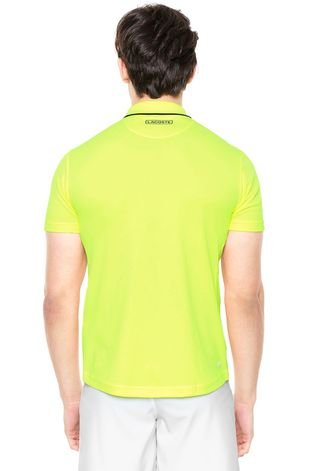Camisa Polo Lacoste Zíper Verde/Preta