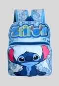 Mochila Infantil Menina Lilo Stitch Média Alça Costa Tendência Espaçosa Escolinha Creche Bolsa Reforçada Resistente Moderna Ajustável Aloha Viagem Dia a Dia - Marca Meimi Amores