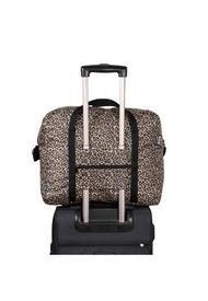maleta m plegable estampado animal print citybags multicolor 