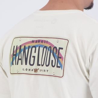 Camiseta Hang Loose Rainbow Off White