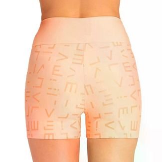 Shorts Live Fit Icon Feminino Coral - Compre Agora