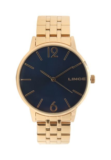 Relógio Lince LRG605L-D2KX Dourado/Azul-Marinho - Marca Lince