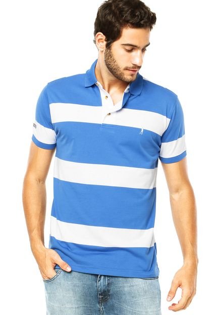 Camisa Polo Aleatory Azul - Marca Aleatory