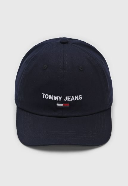 Boné Tommy Jeans Logo Azul-Marinho - Marca Tommy Jeans