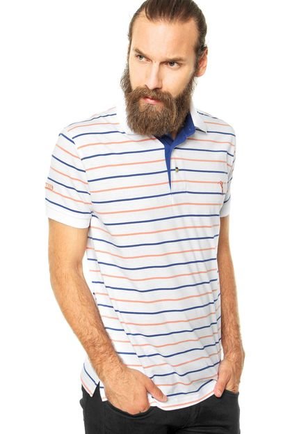 Camisa Polo Aleatory Listras Multicolorida - Marca Aleatory