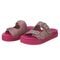 Papete Feminina Flatform 199052 Napa Pink E Glitter Rosa - Marca Sete Sales