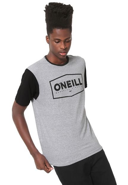 Camiseta O'Neill Builder Cinza/Preta - Marca O'Neill