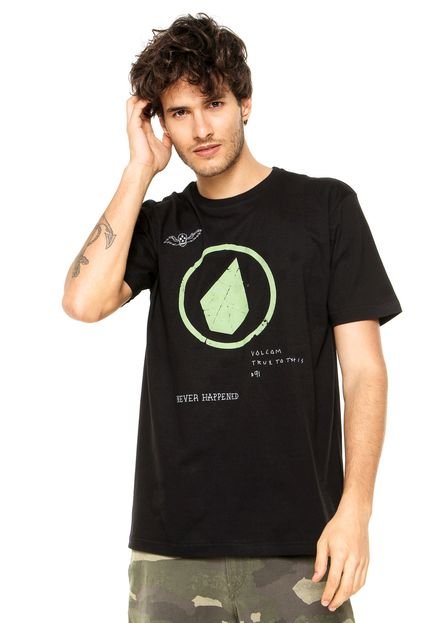 Camiseta Volcom Zine One Preta - Marca Volcom