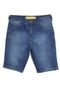 Bermuda Jeans Colcci Fun Menino Lisa Azul - Marca Colcci Fun