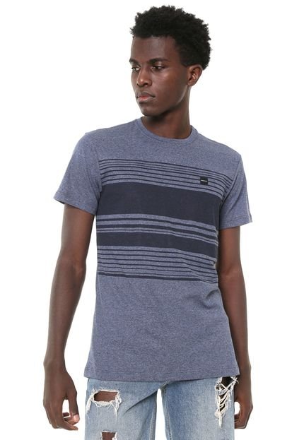 Camiseta Oakley Striped Box Azul - Marca Oakley