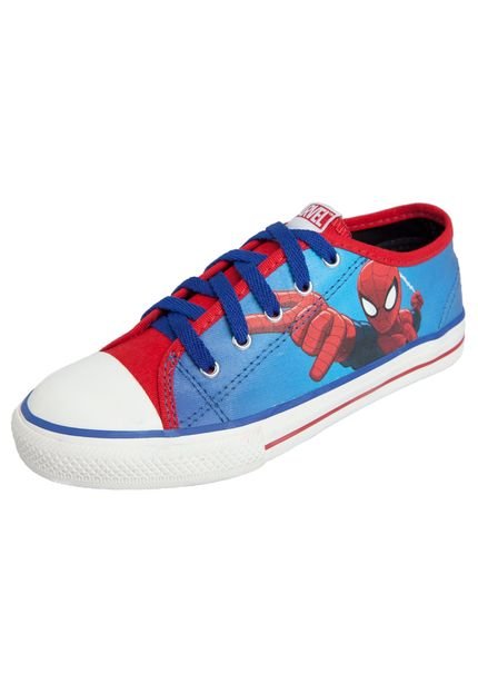 Tênis Spider Man Diversão Azul - Marca Diversão