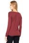 Blusa Canal Basic Vinho - Marca Canal