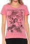 Camiseta Colcci Estampada Rosa - Marca Colcci