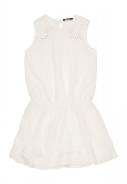 Vestido Amora Curto Off-White - Marca Amora