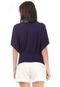 Blusa Bata Malha Amazonia Vital Azul - Marca Amazonia Vital