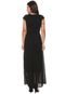 Vestido D.DRESS Longo Renda Preto - Marca D.DRESS