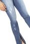 Calça Jeans Osmoze Flare Fendas Azul - Marca Osmoze