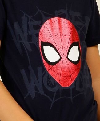 Camiseta Infantil Manga Curta Algodão Homem Aranha Vermelho Tam 2 a 10