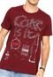 Camiseta Coca-Cola Jeans Estampada Vinho - Marca Coca-Cola Jeans