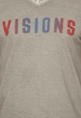 Camiseta Ellus Visions Cinza