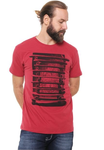Camiseta Reserva Skates Vermelha - Marca Reserva
