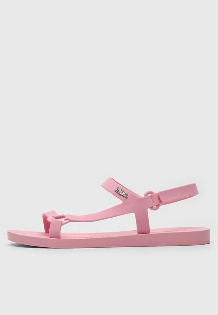 Rasteira Melissa Sun Downtown Rosa - Marca Melissa