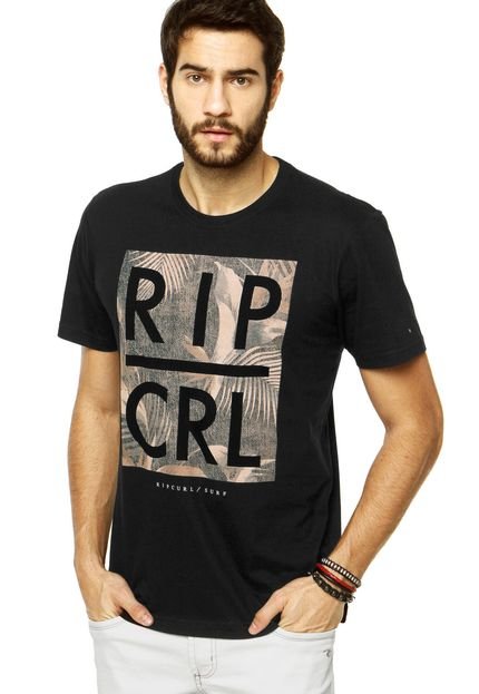 Camiseta Rip Curl Paradise Type Art Preta - Marca Rip Curl