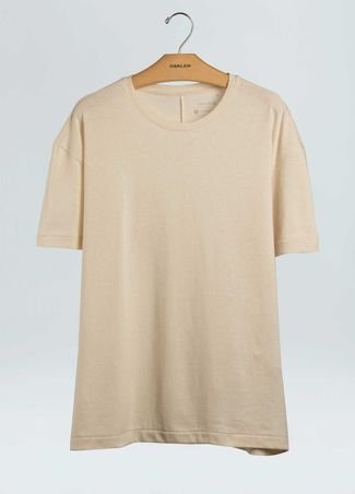 T Shirt Osklen Fem Over Osklen Denim-Offwhite