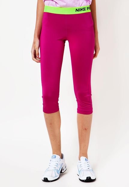 Legging Nike Pro Capri Rosa - Marca Nike