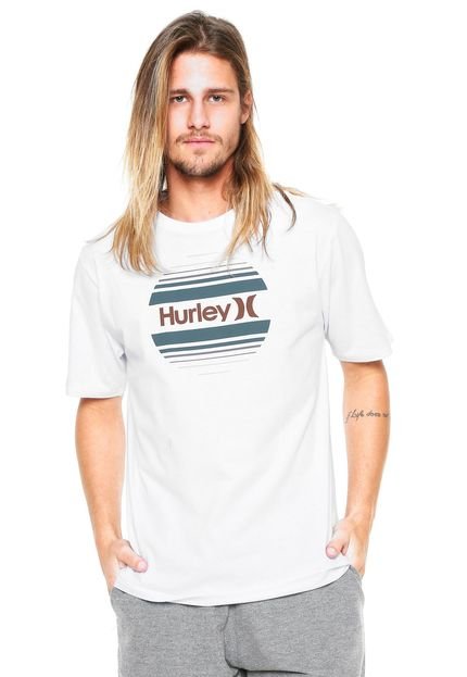 Camiseta   Hurley OneeOnly Sunset Branca - Marca Hurley