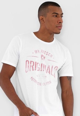 Camiseta Mr Kitsch Lettering Branca